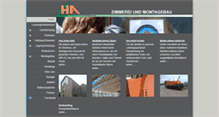 Desktop Screenshot of holzbau-erbach.de